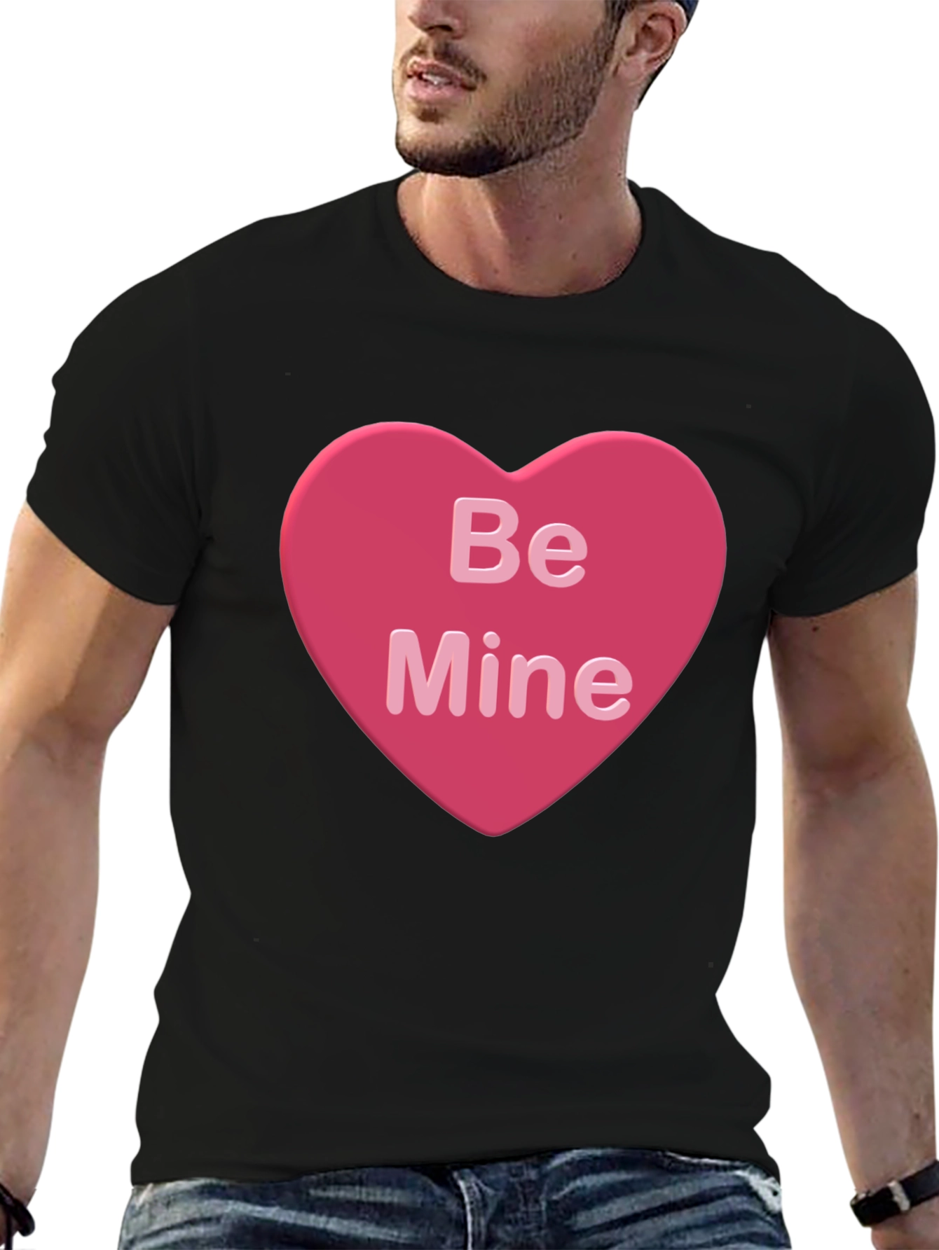 Be Mine Heart Valentines Day T-Shirt