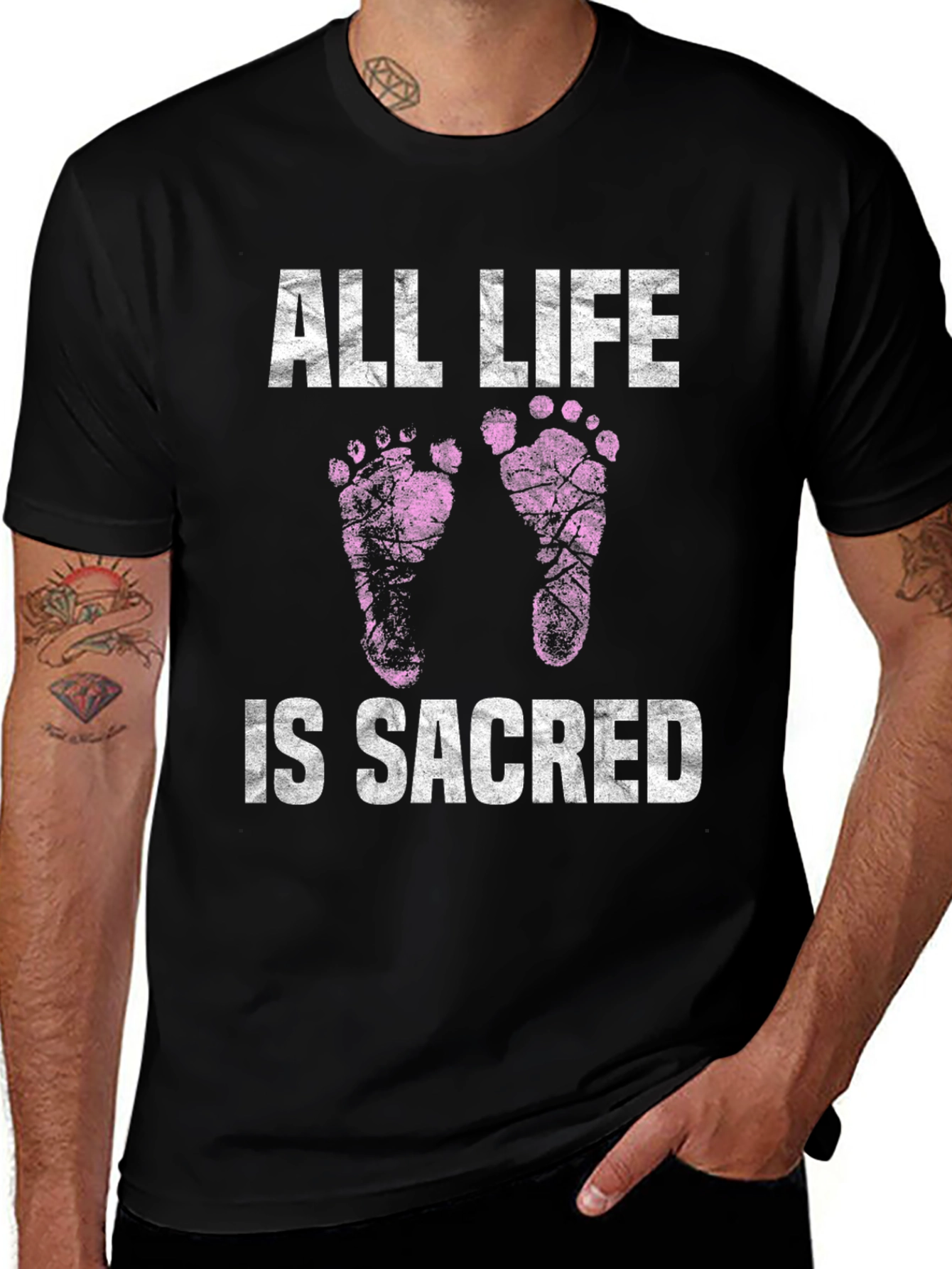 All Life Is Sacred Graphic T-Shirt