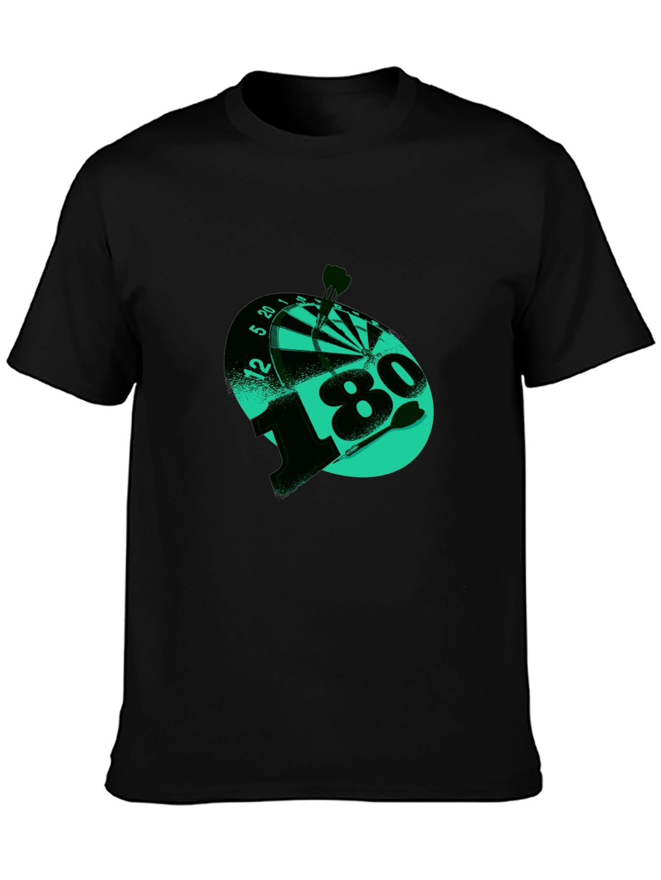 180 Darts T-Shirt - Target Bullseye Tee
