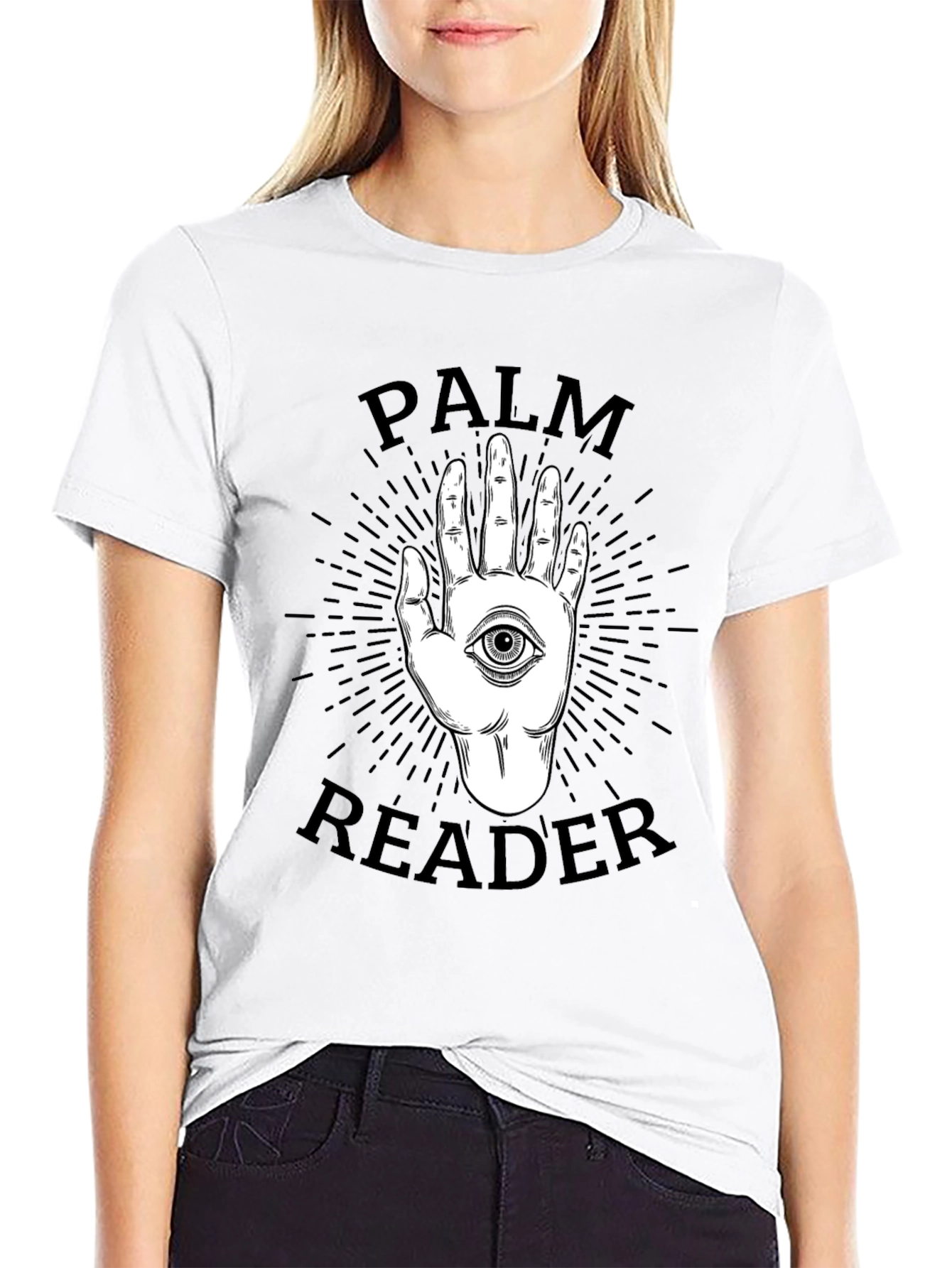 Palm Reader Graphic Tee - All Seeing Eye T-Shirt