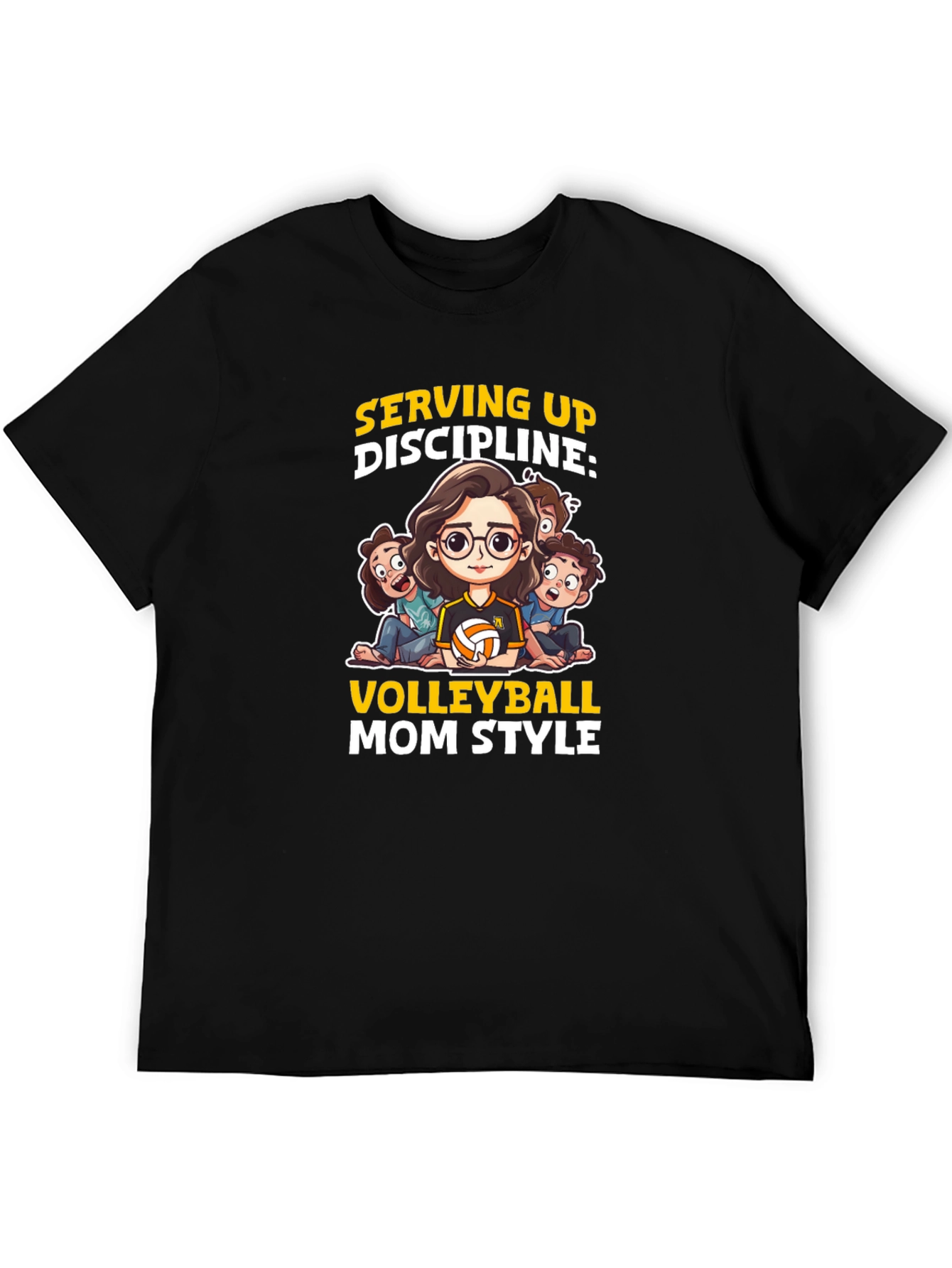 Volleyball Mom Style T-Shirt