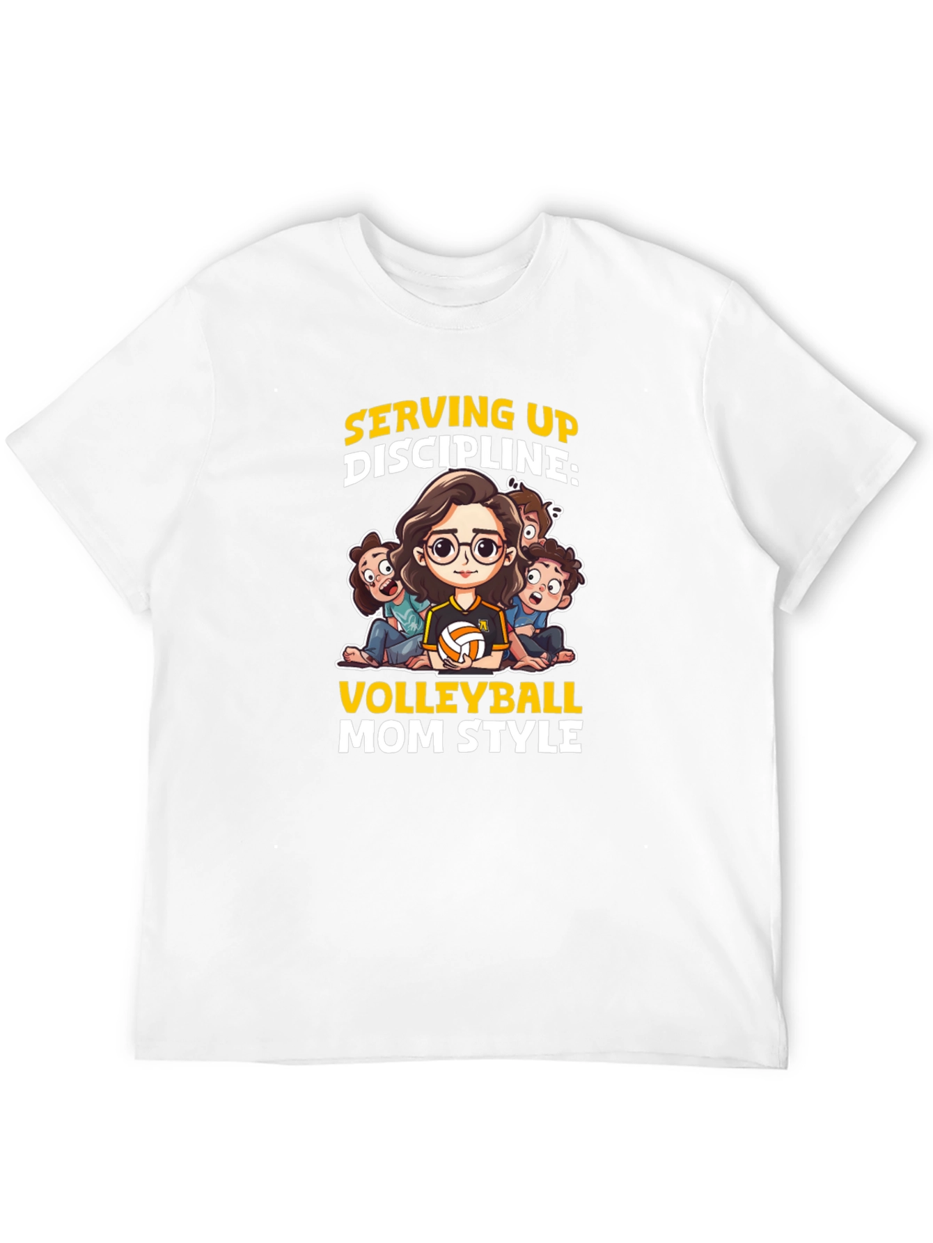 Volleyball Mom Style T-Shirt