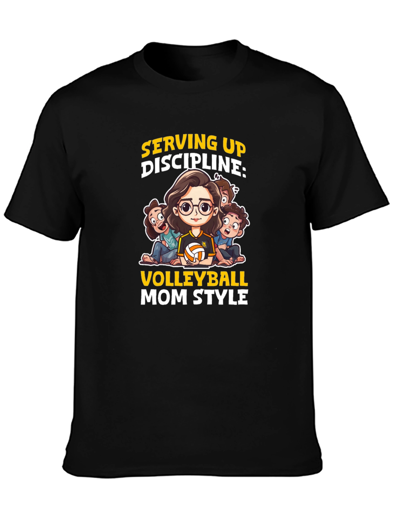Volleyball Mom Style T-Shirt