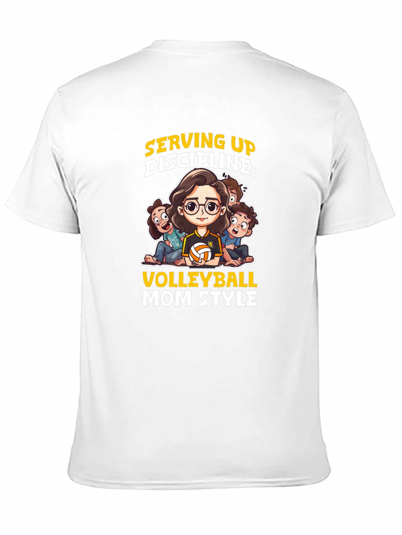 Volleyball Mom Style T-Shirt