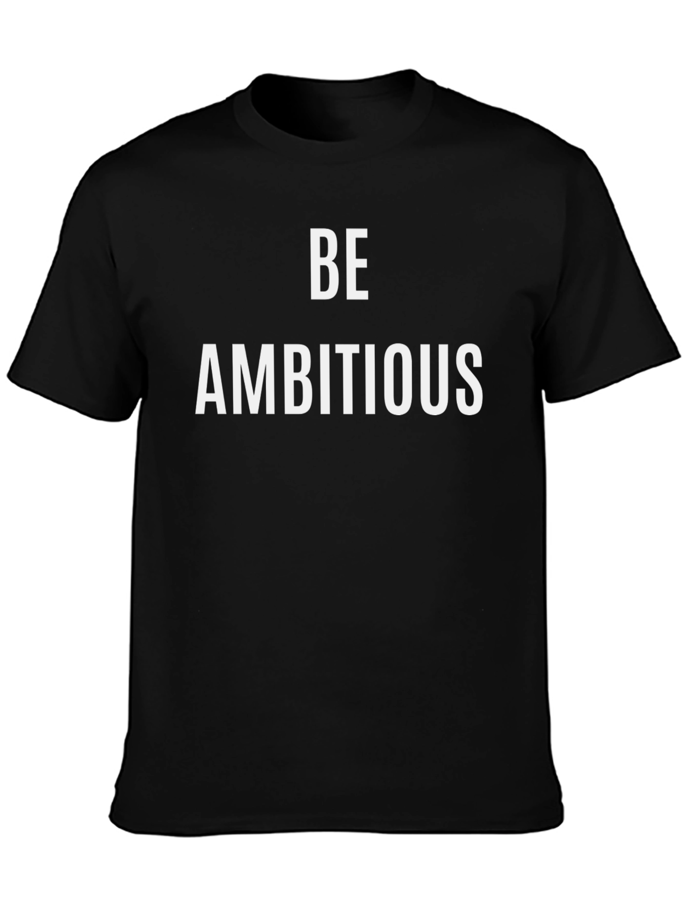 Be Ambitious Black Graphic Tee