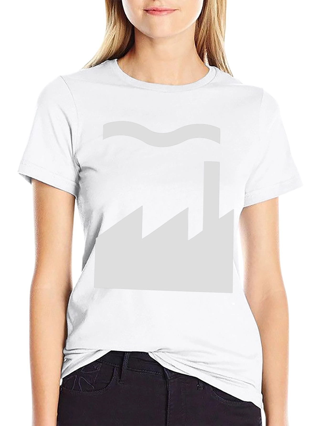 Factory Graphic Tee - Black Cotton