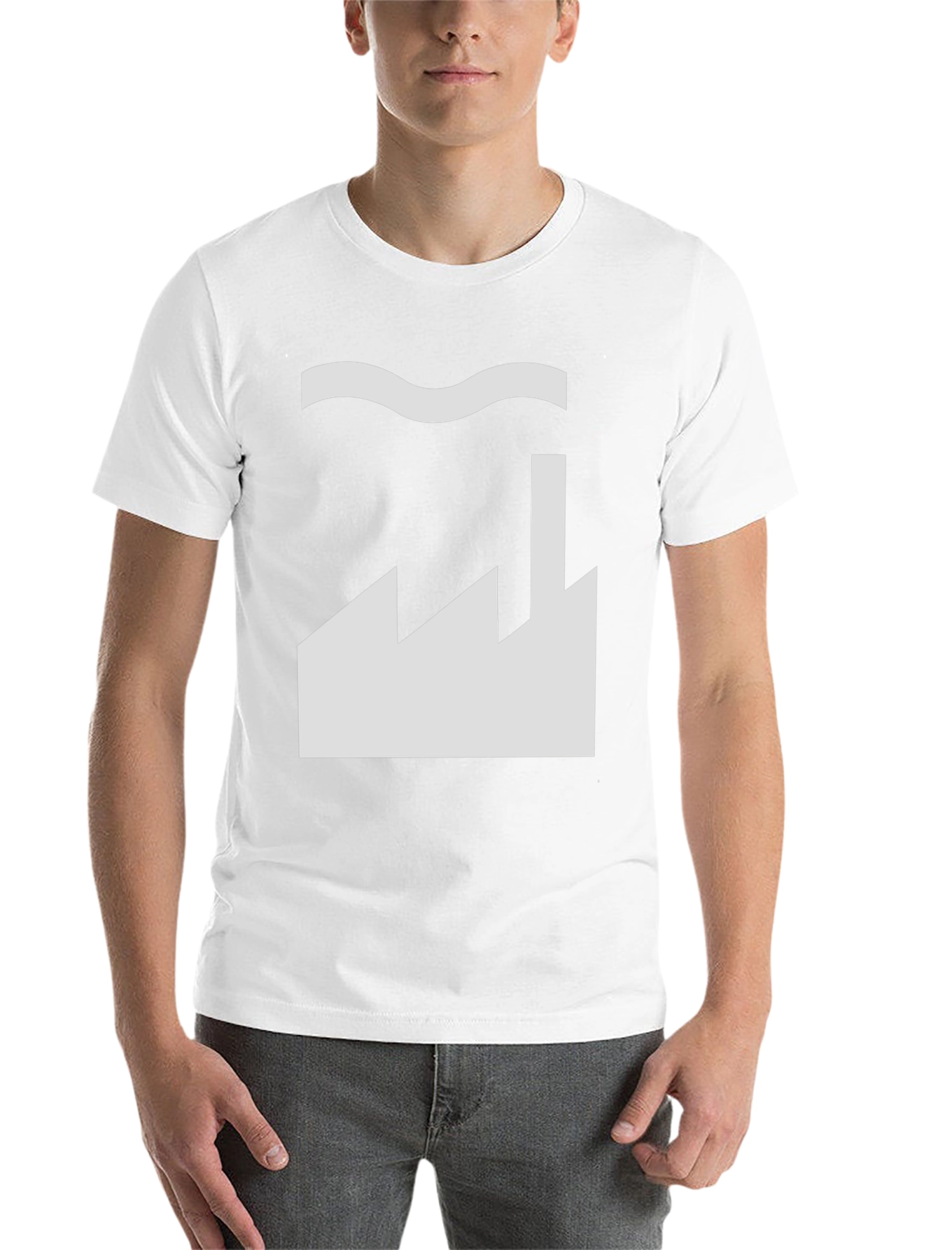 Factory Graphic Tee - Black Cotton