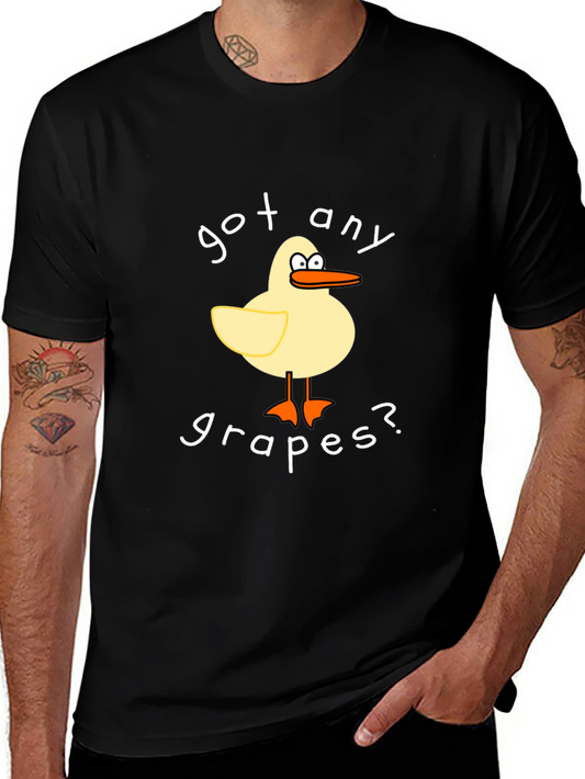 Got Any Grapes? Funny Cartoon Duck T-Shirt