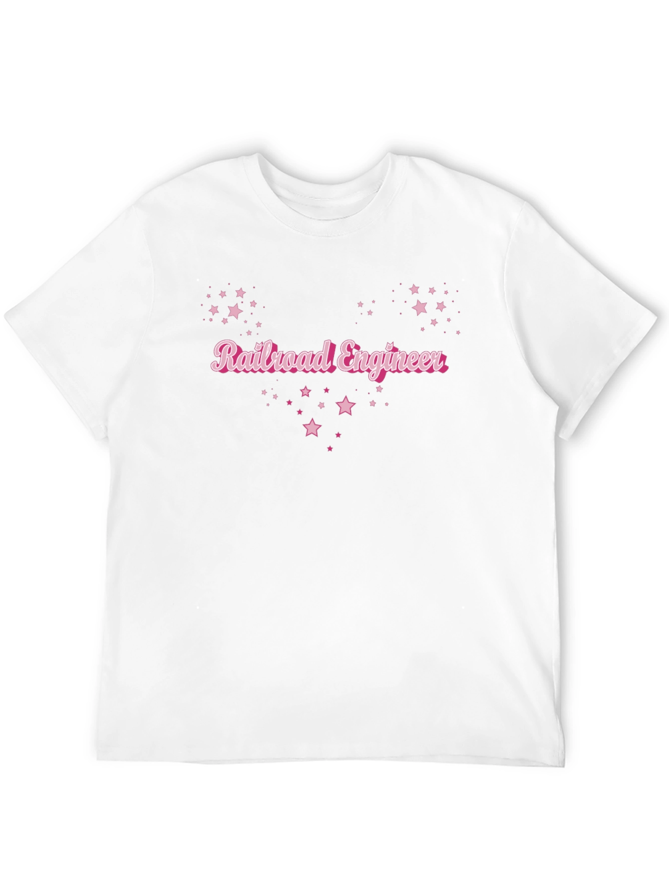 Railroad Engineer Star Graphic Tee