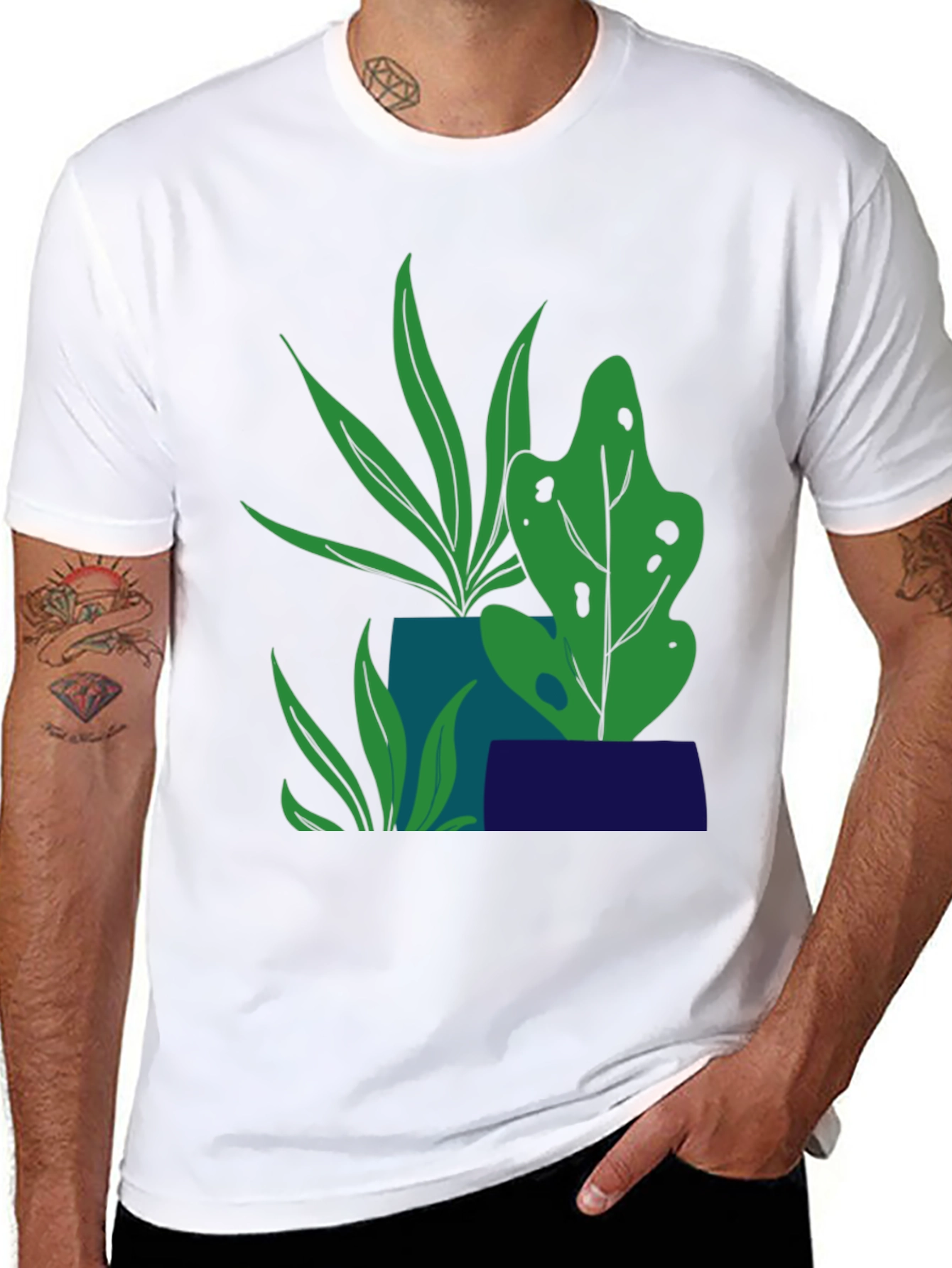 Trendy Plant Graphic Tee