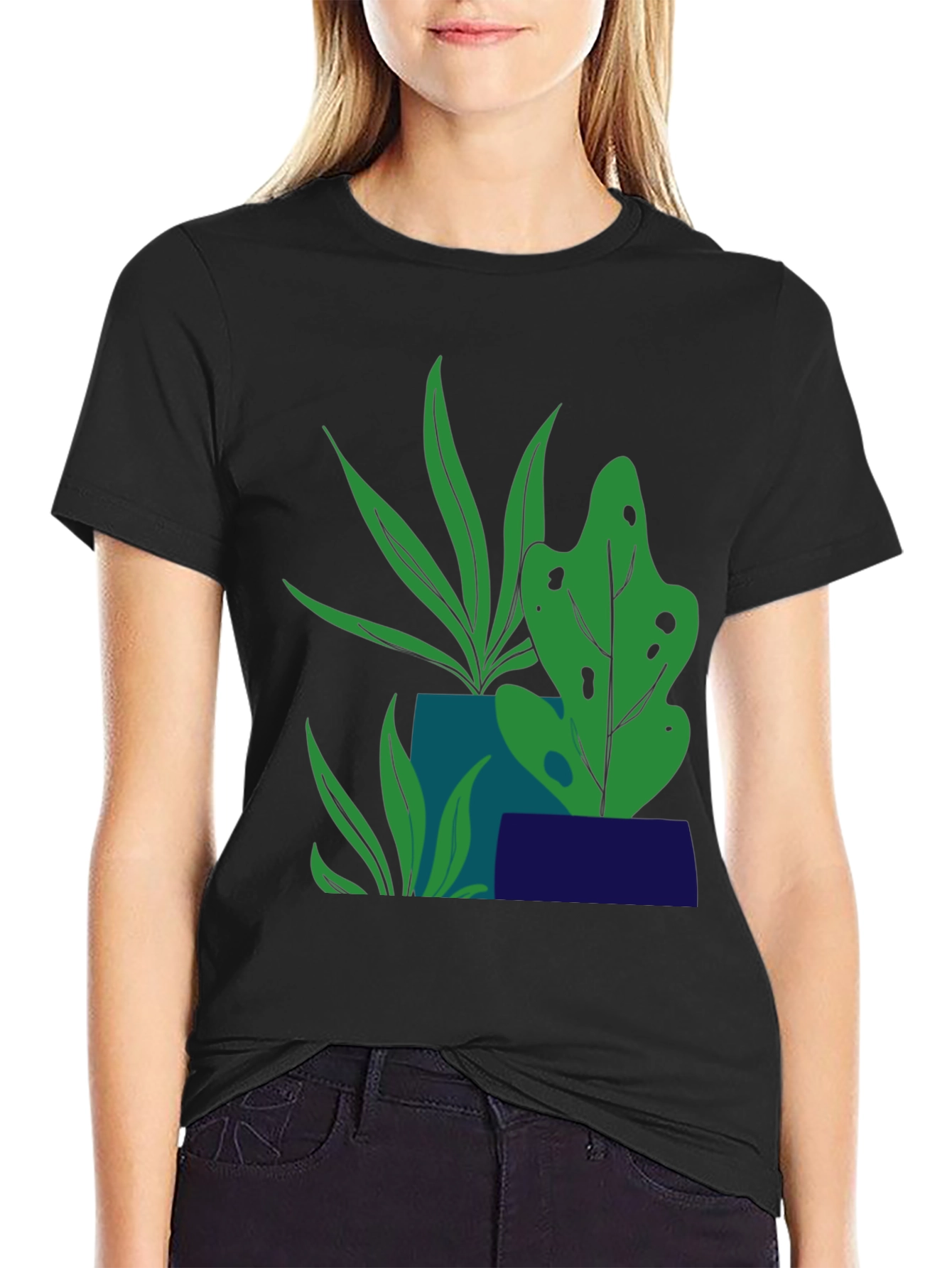 Trendy Plant Graphic Tee