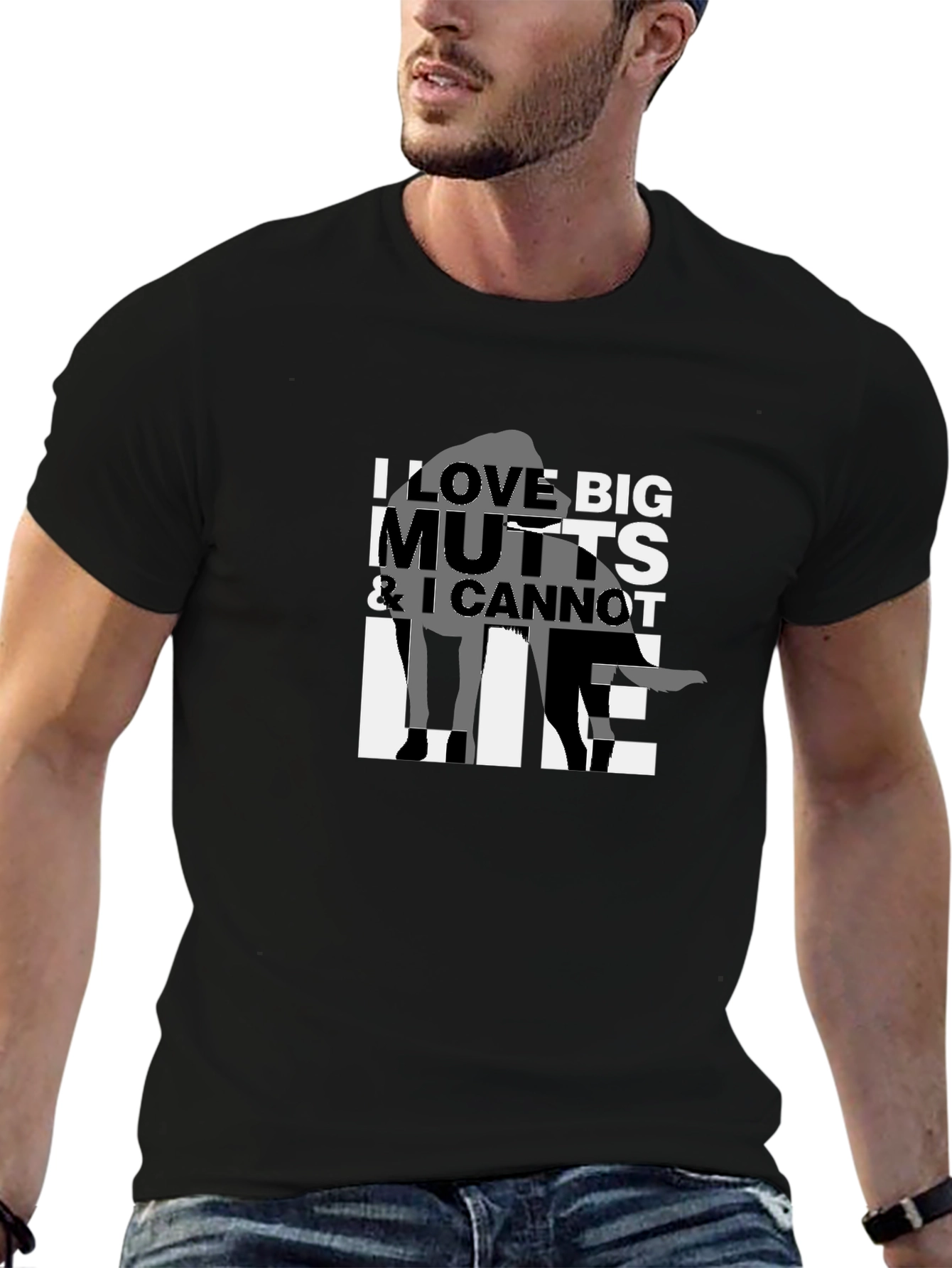 I Love Big Mutts T-Shirt - Unisex Tee