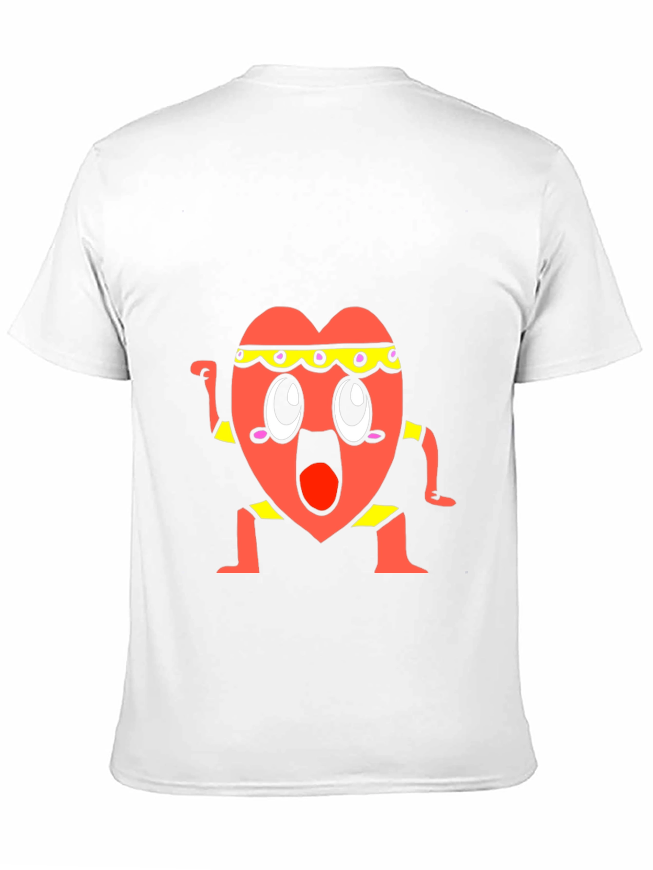 Funny Heart Character T-Shirt