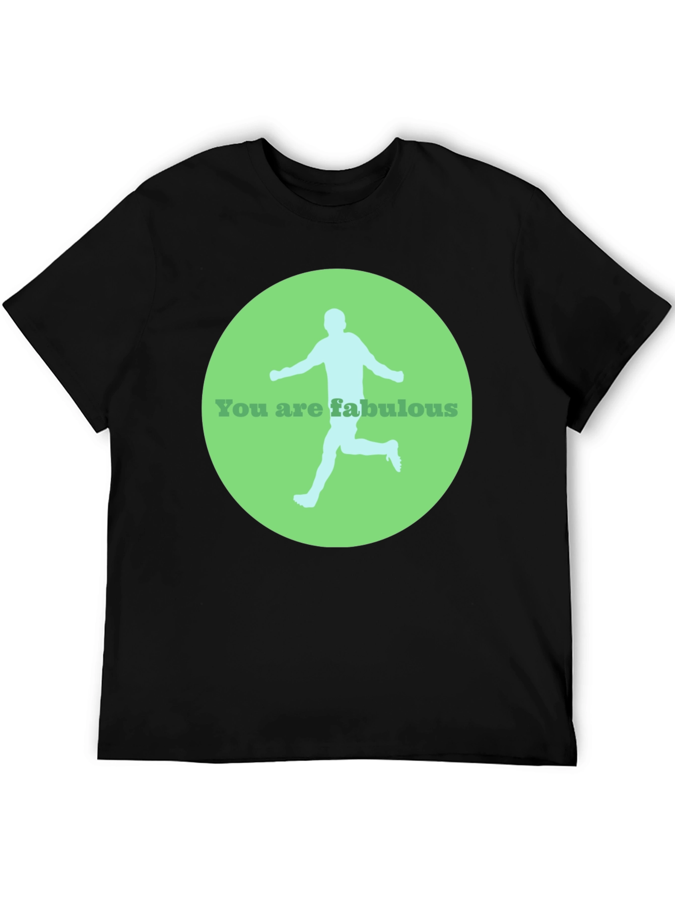 Fabulous Runner Graphic Tee - Black Casual Shirt