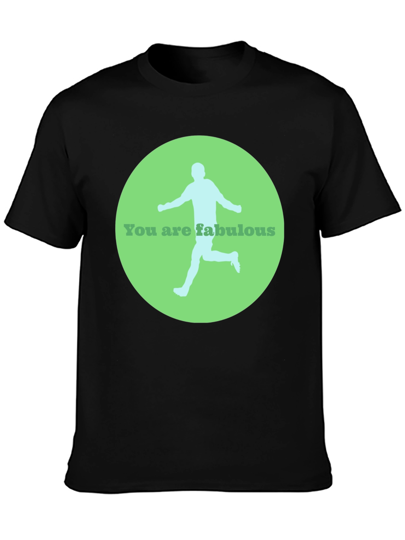 Fabulous Runner Graphic Tee - Black Casual Shirt