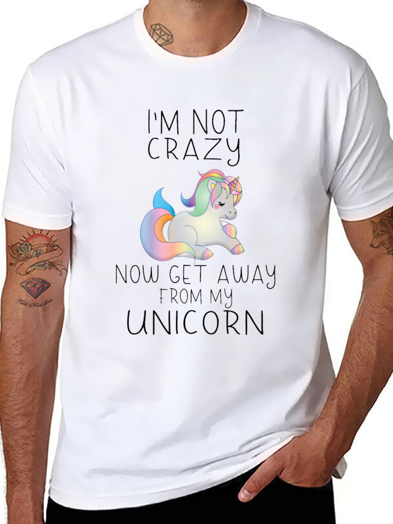 Unicorn T-Shirt: Im Not Crazy