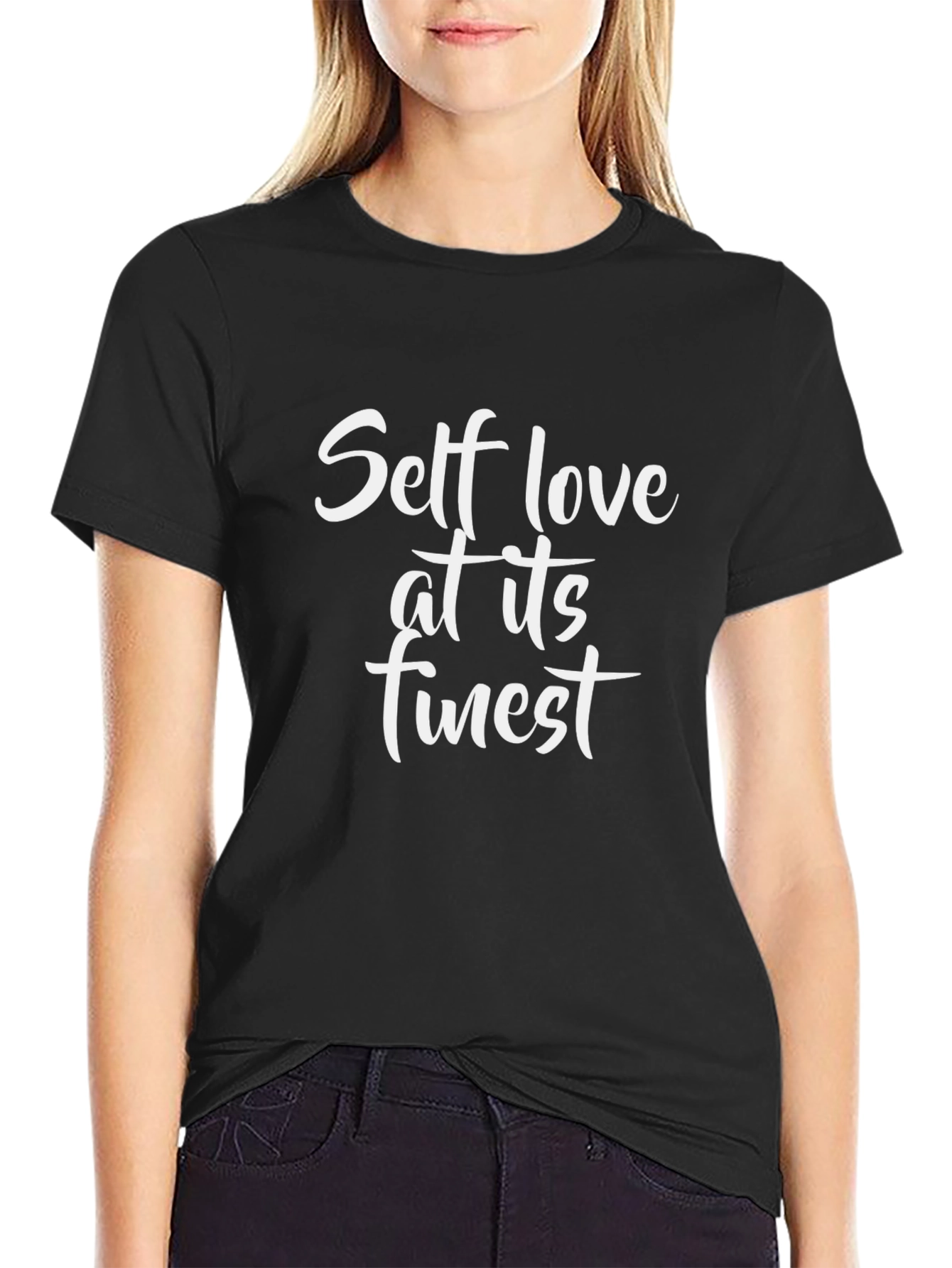 Self Love Finest Black Graphic T-Shirt