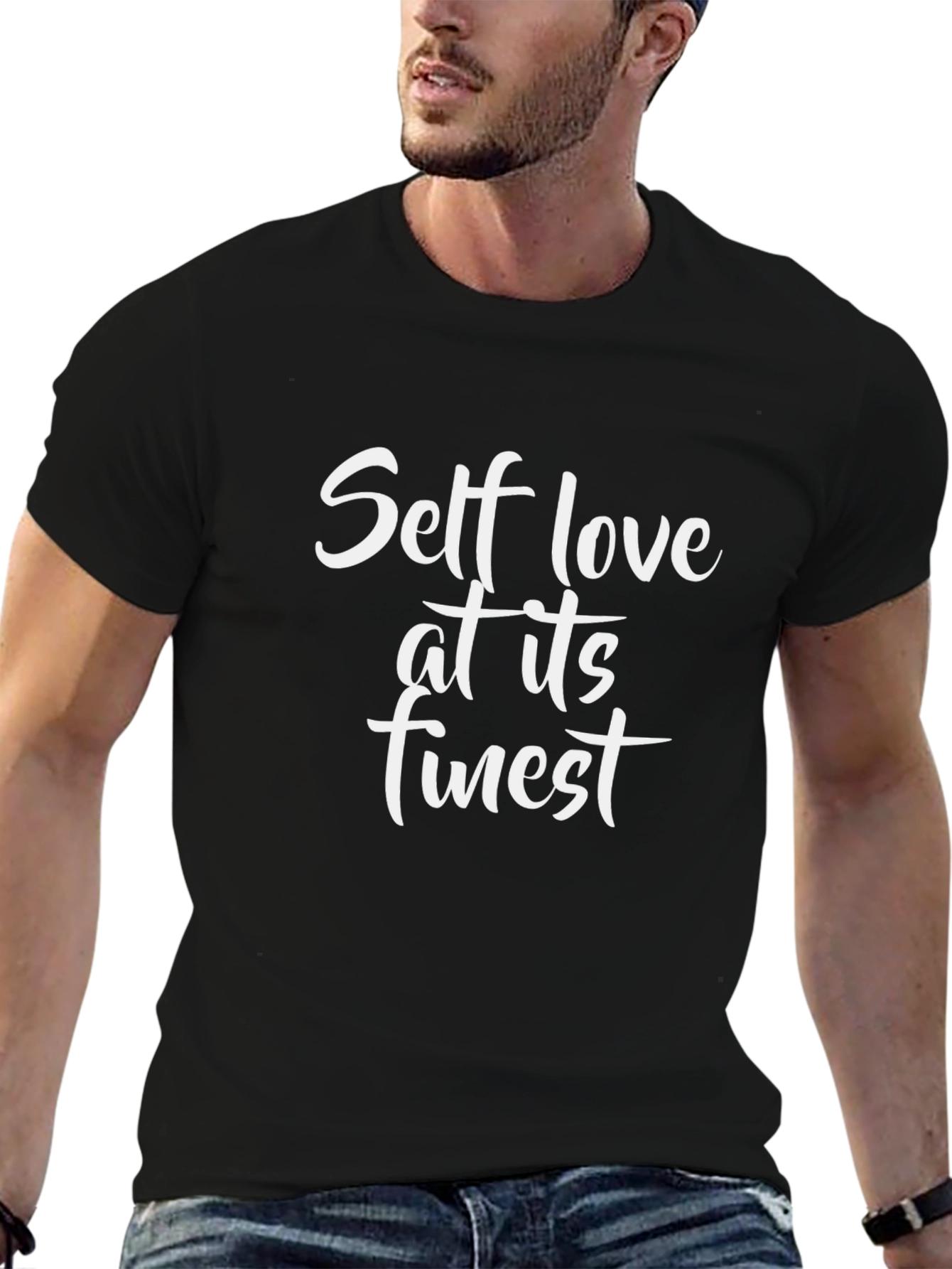Self Love Finest Black Graphic T-Shirt