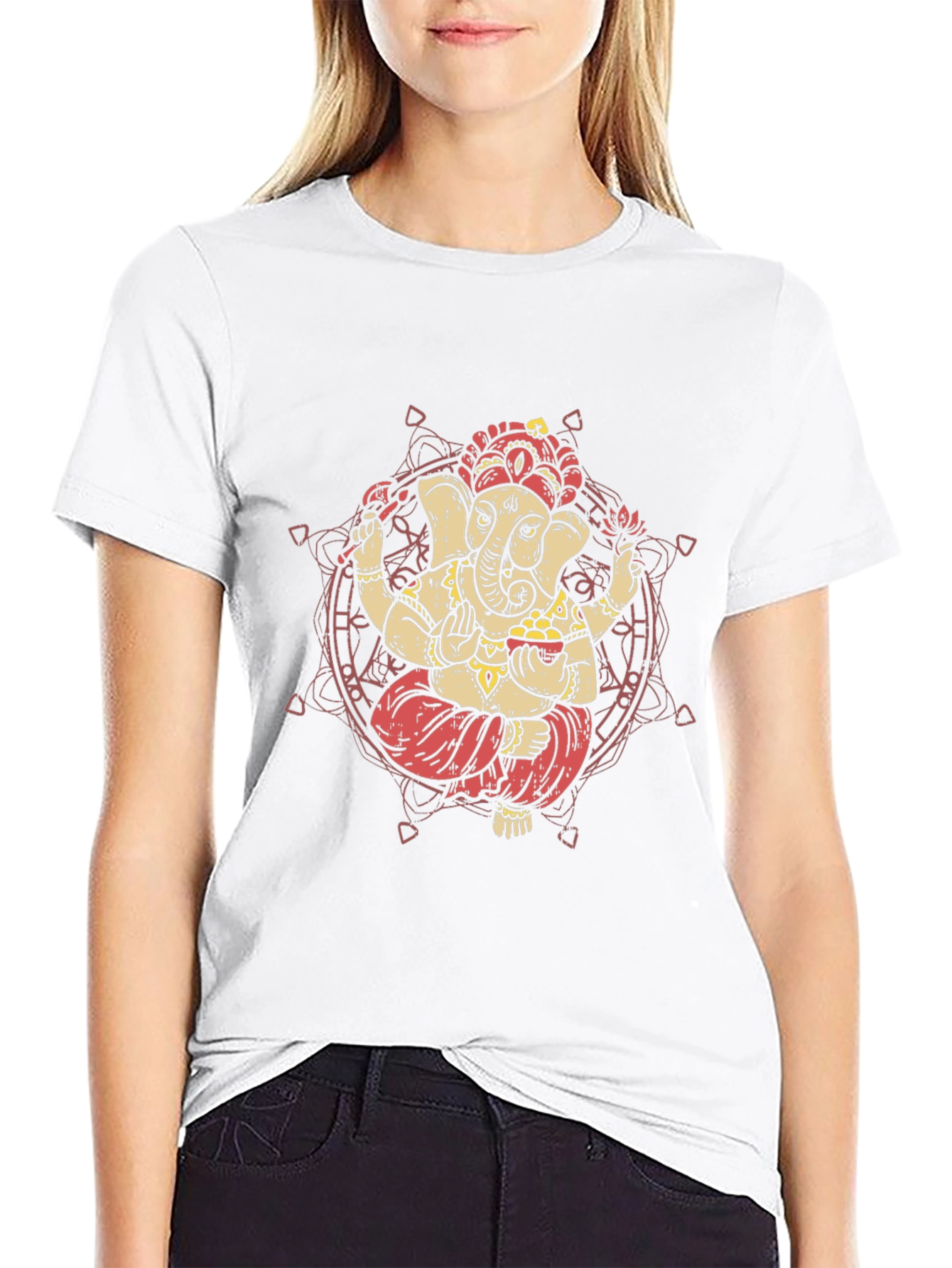 Ganesh Graphic Tee - Premium Cotton Blend