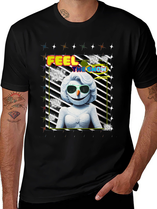 Feel the Snow Funky Graphic Tee