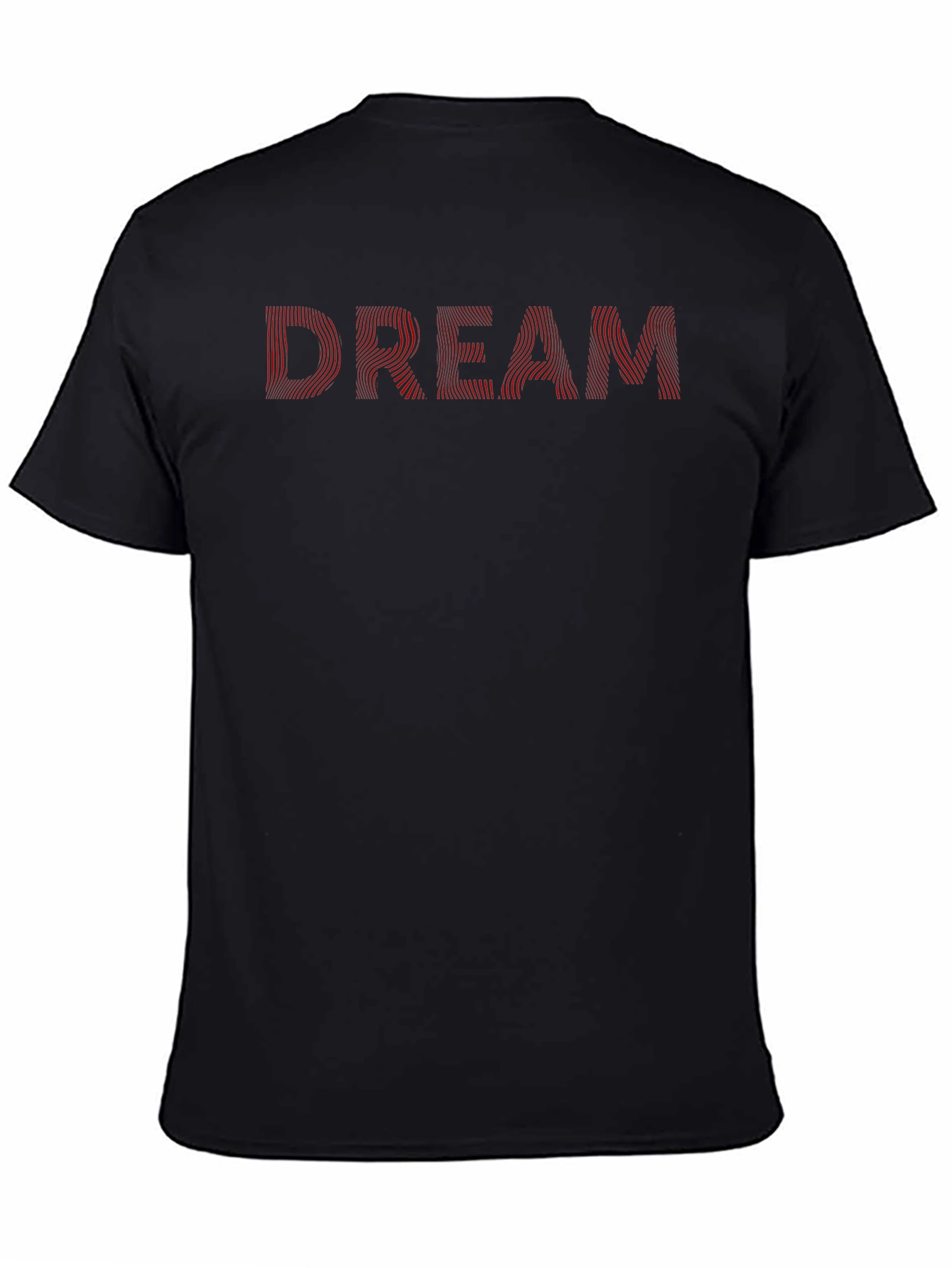 Dream Graphic Tee - Stylish Mens Black T-Shirt