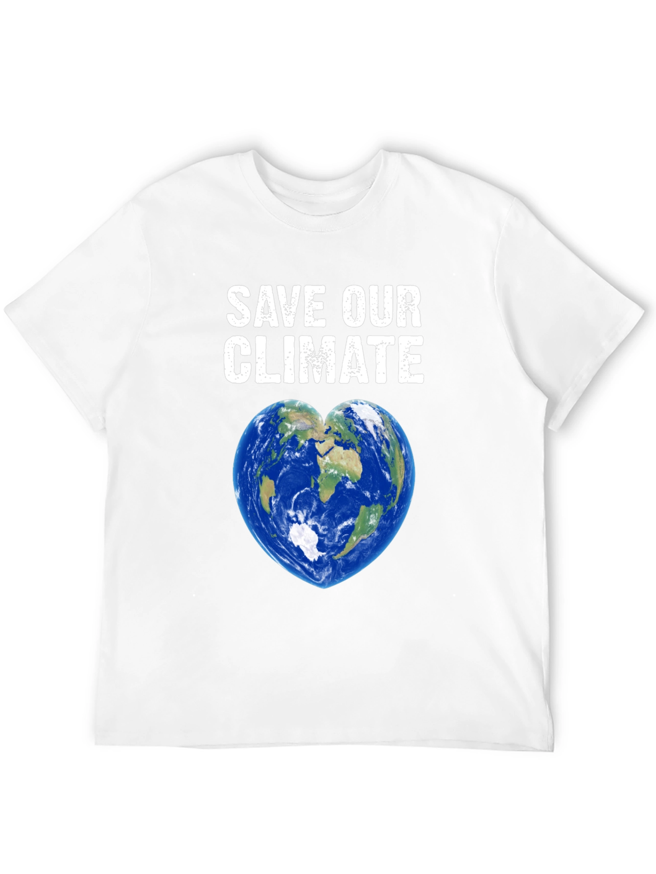 Save Our Climate T-Shirt Earth Heart