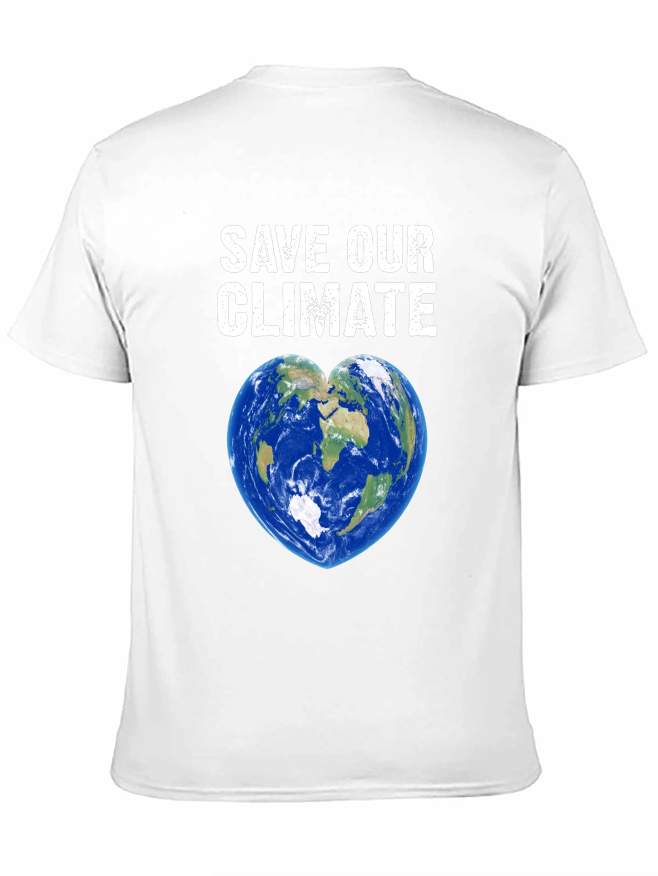 Save Our Climate T-Shirt Earth Heart