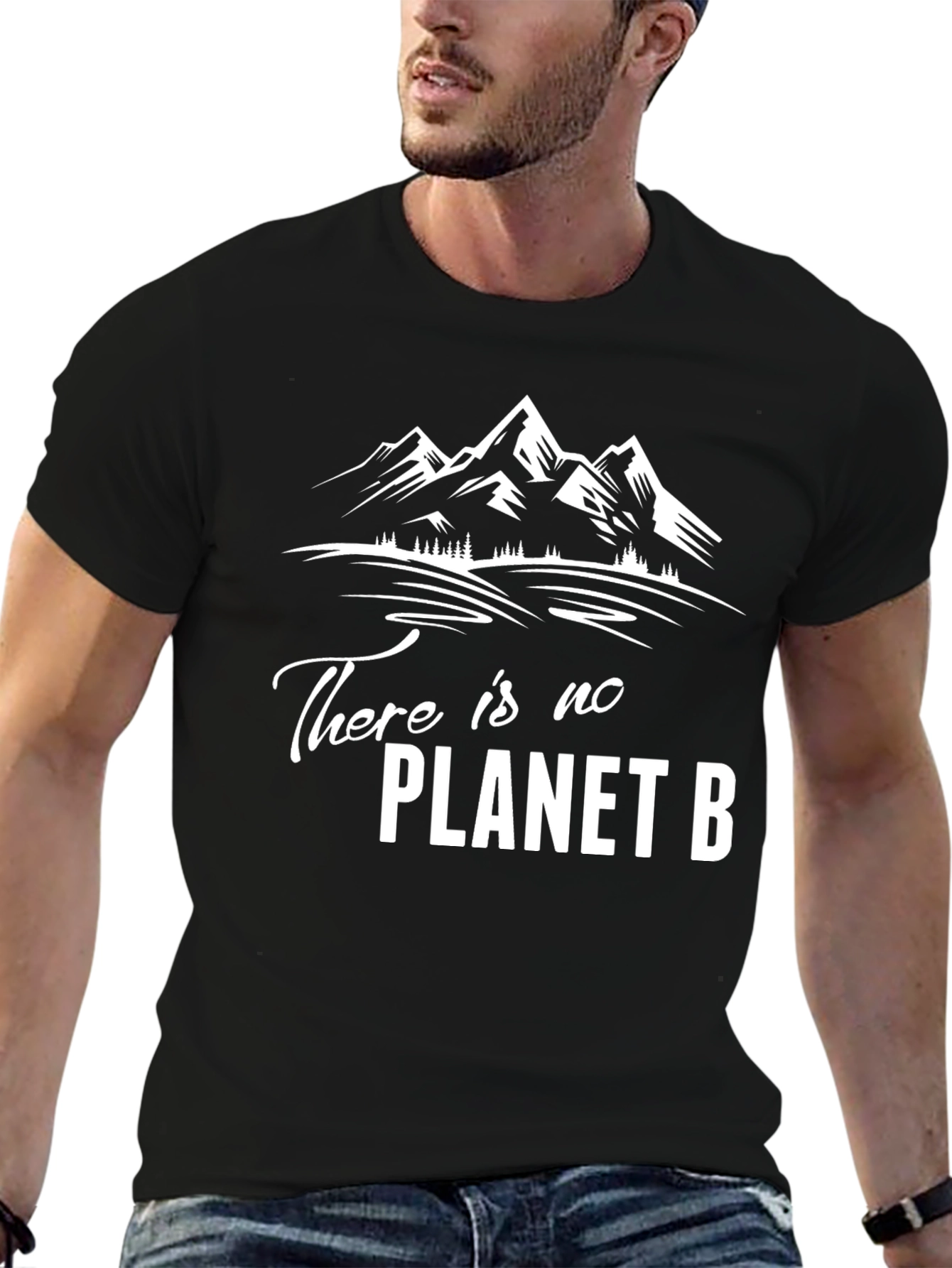Planet B Graphic Tee - Eco-Friendly Slogan T-Shirt