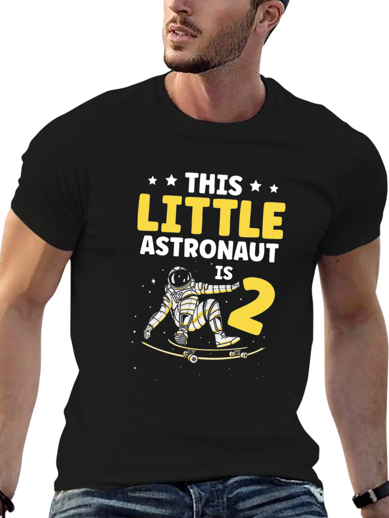 This Little Astronaut is 2 Birthday T-Shirt