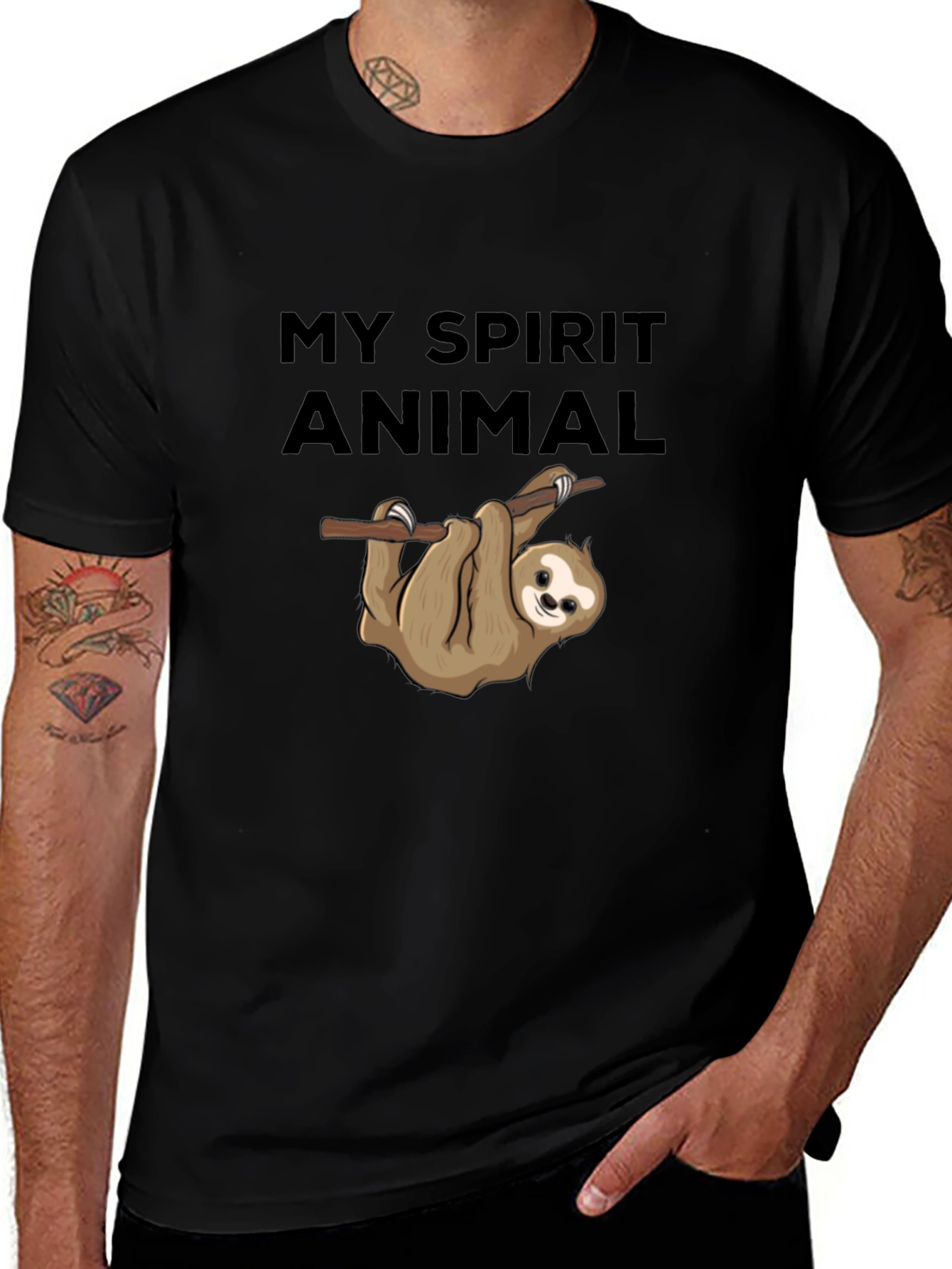 My Spirit Animal Sloth T-Shirt - Relaxed Fit