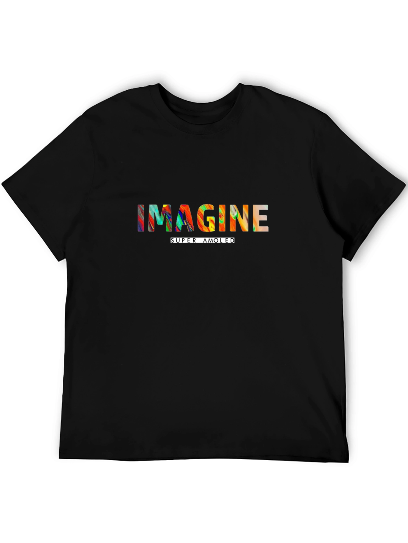 Imagine Super AMOLED Black Graphic T-Shirt
