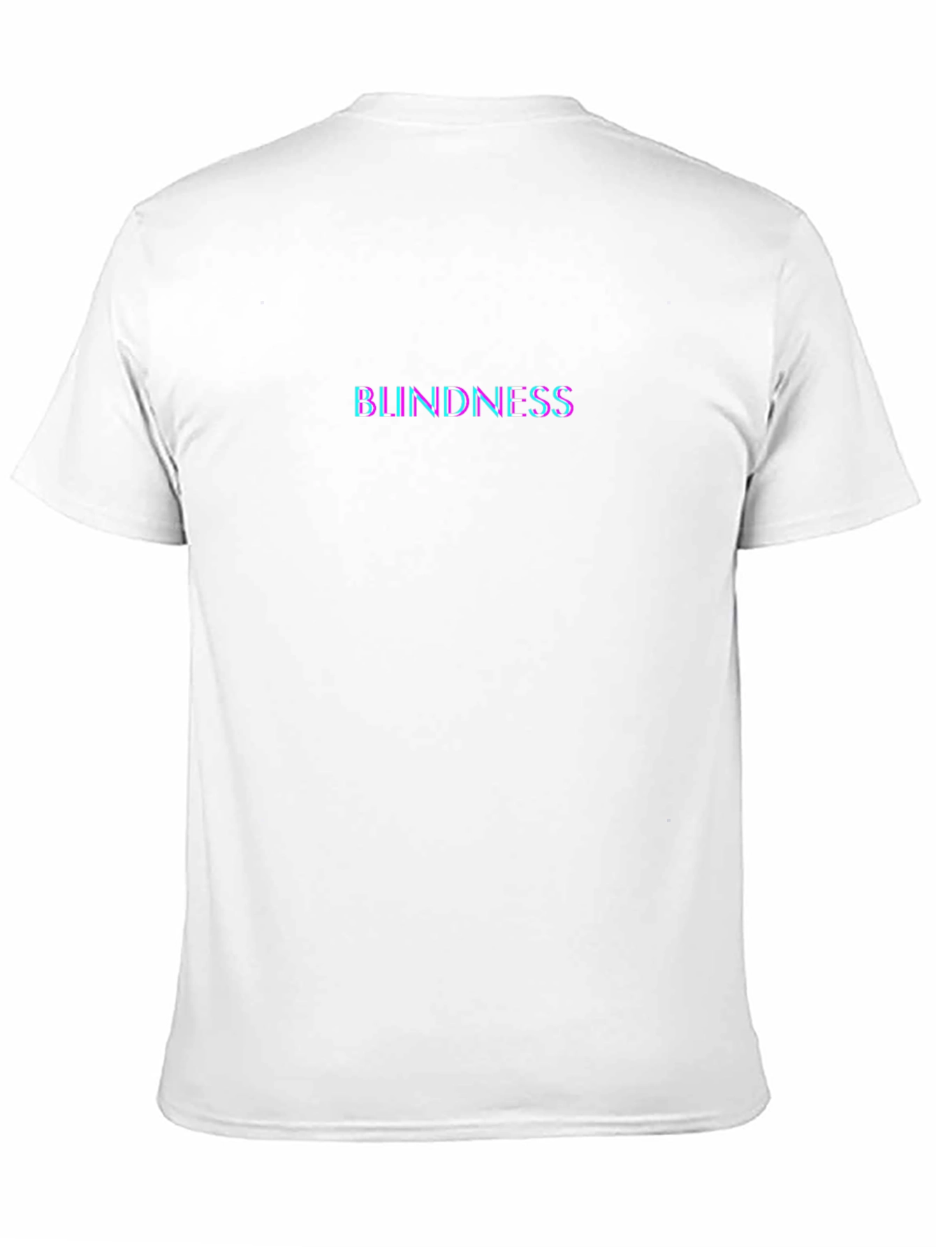 Blindness Graphic Print Crew Neck Tee