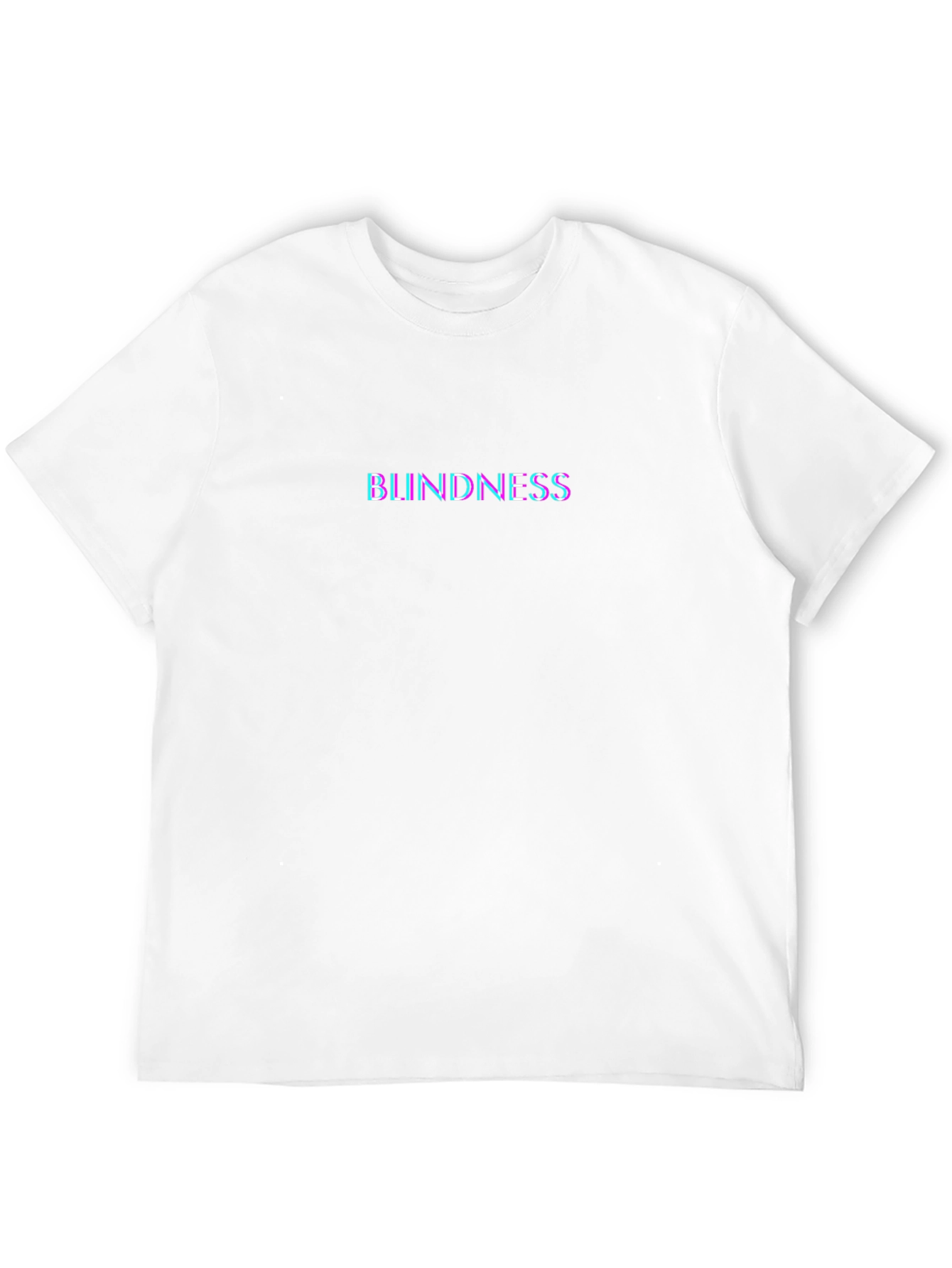 Blindness Graphic Print Crew Neck Tee