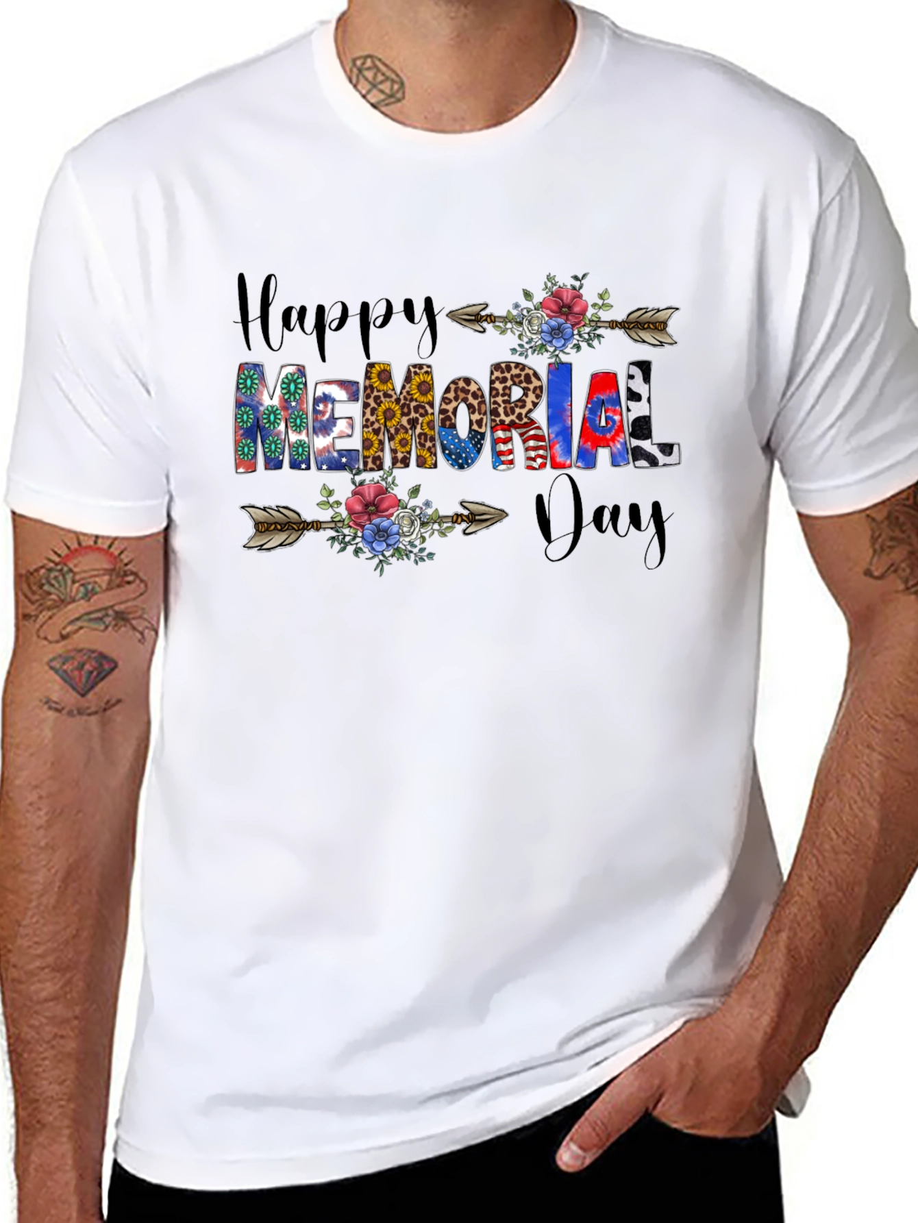 Happy Memorial Day Arrow T-Shirt