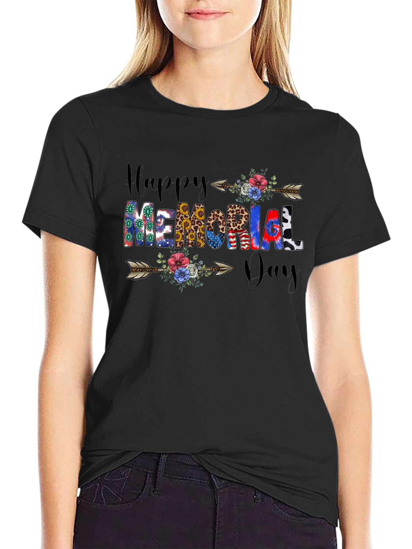 Happy Memorial Day Arrow T-Shirt