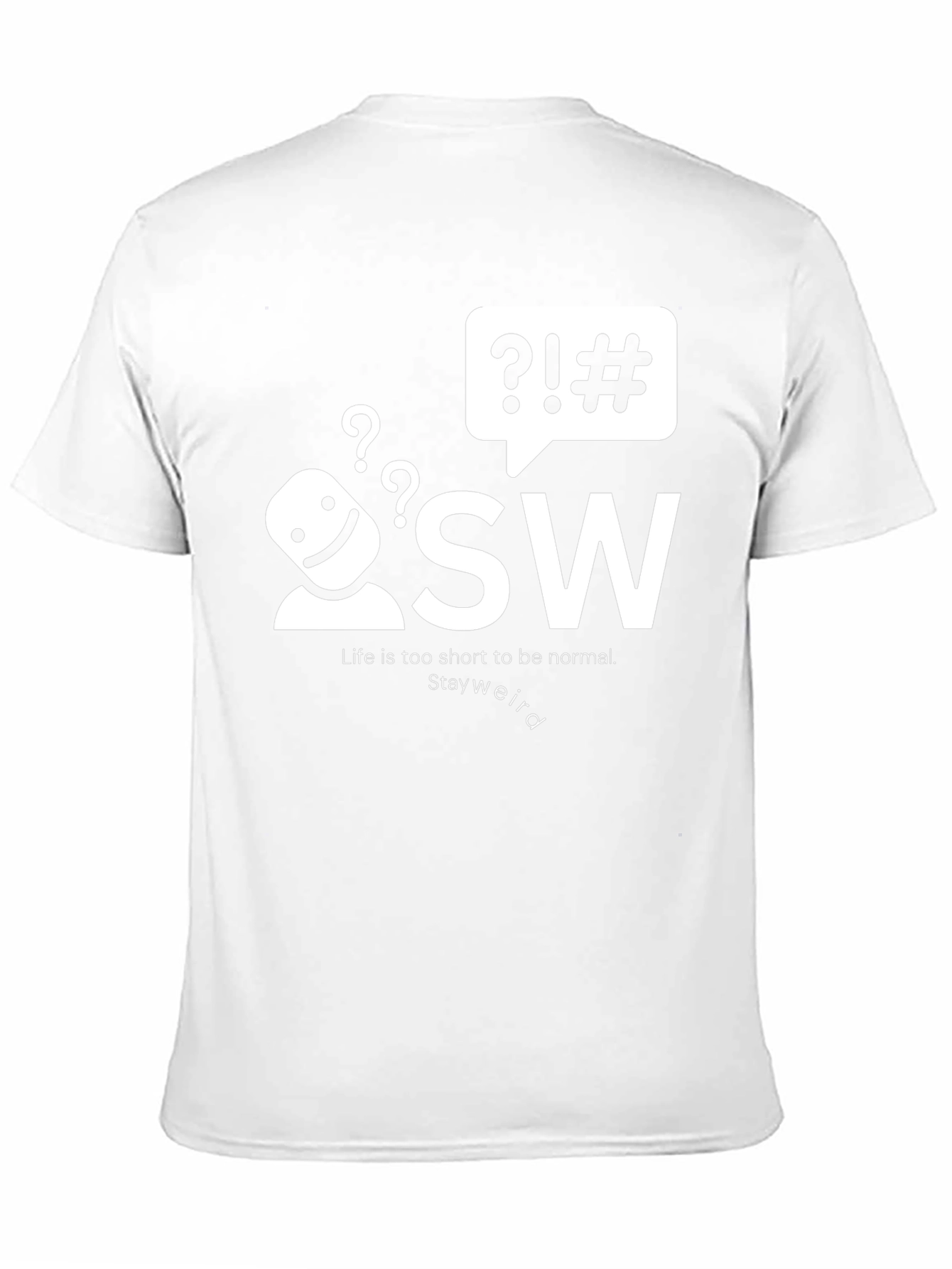 Stay Weird Graphic Tee - Quirky Black T-Shirt