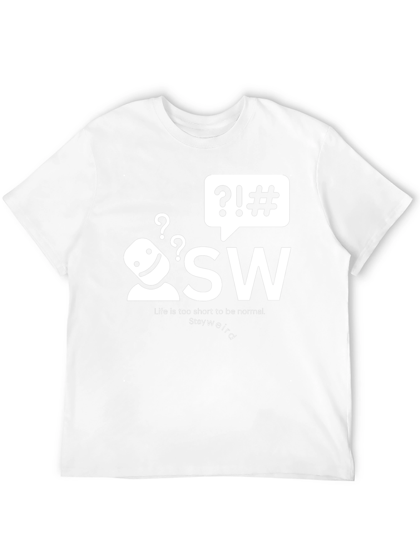 Stay Weird Graphic Tee - Quirky Black T-Shirt