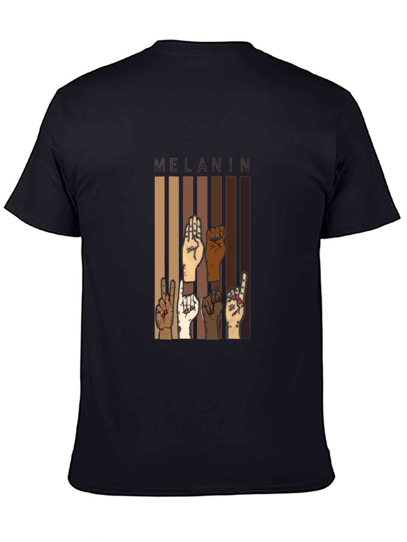 Melanin Pride T-Shirt - Black Power Fist Tee