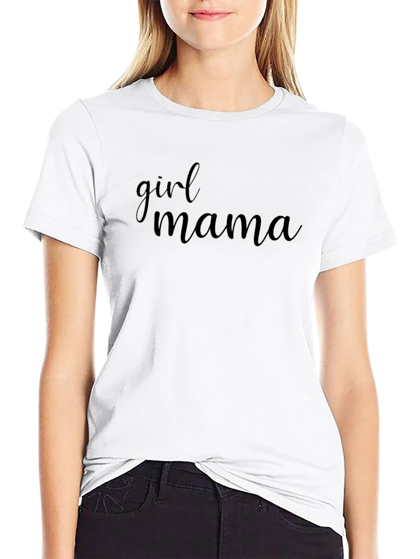 Girl Mama Black T-Shirt