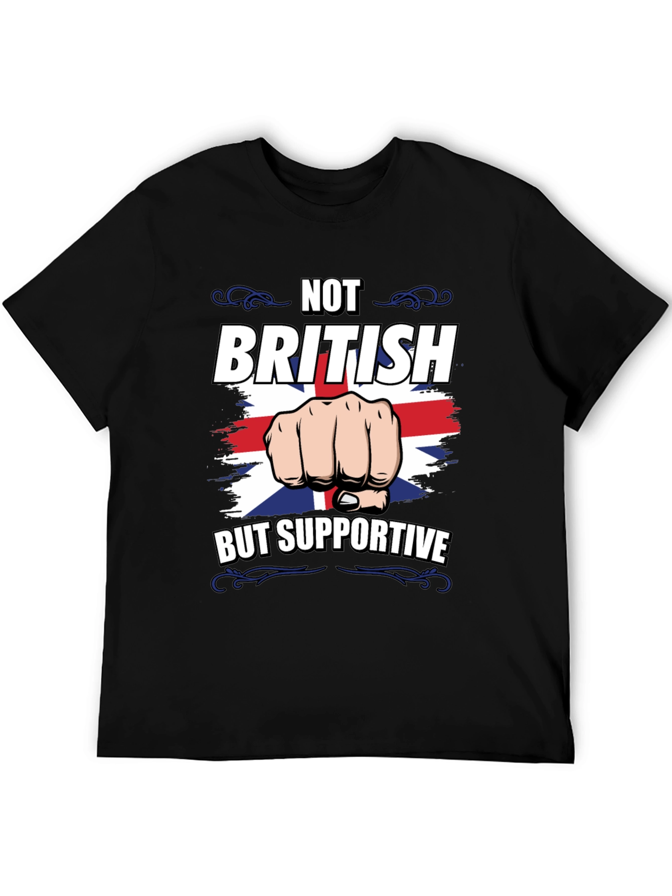 Not British But Supportive Graphic Tee