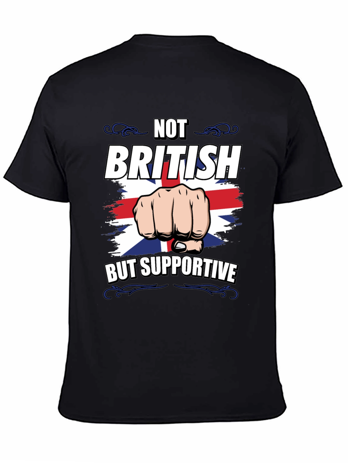 Not British But Supportive Graphic Tee