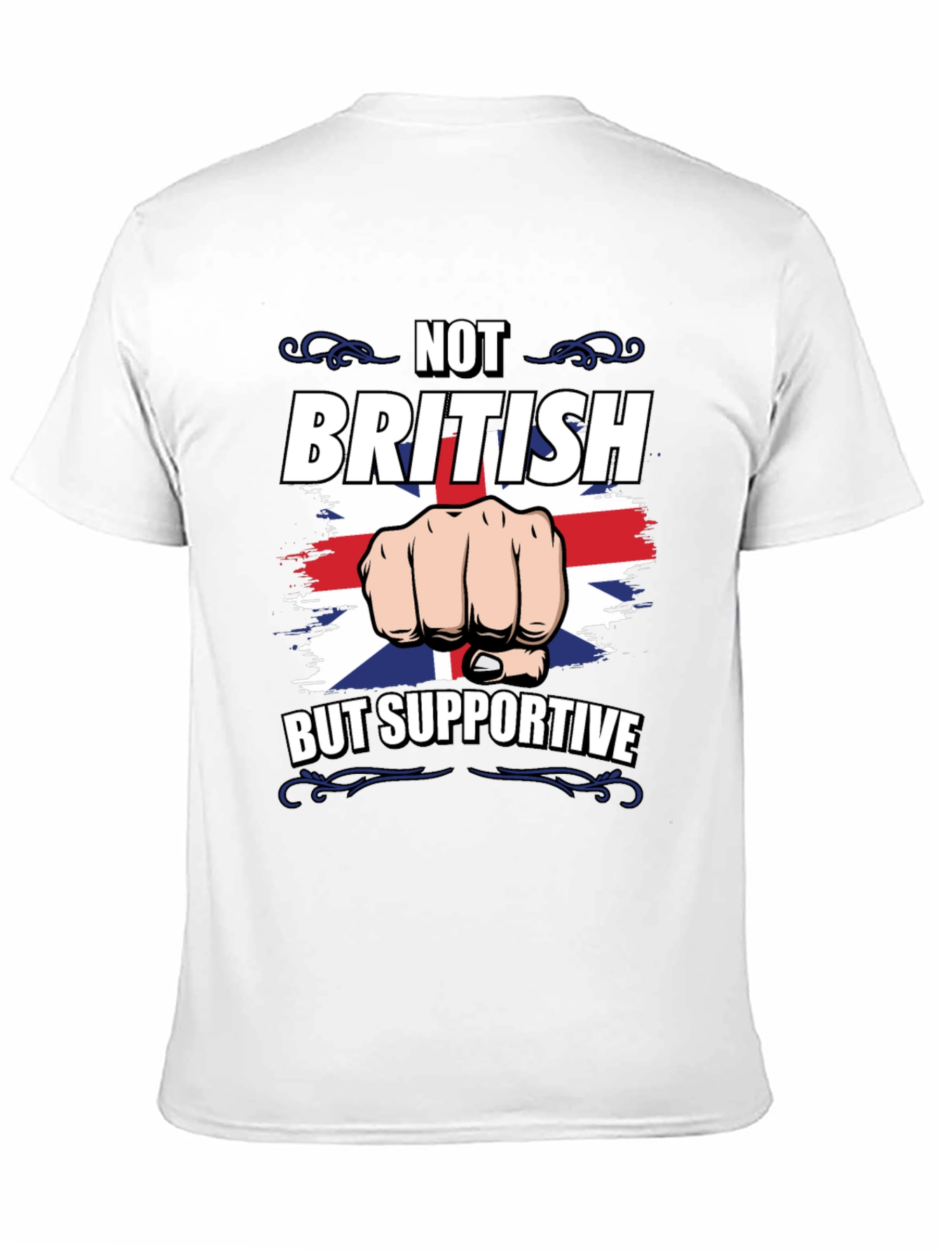 Not British But Supportive Graphic Tee