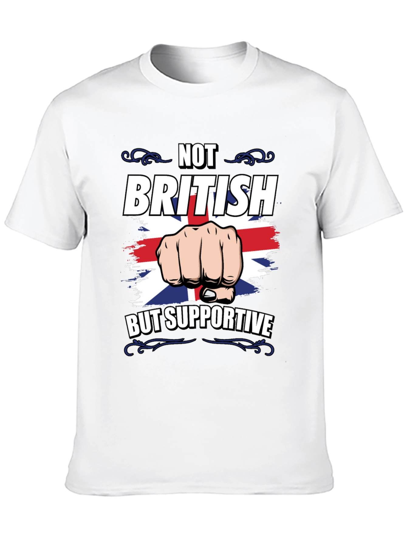 Not British But Supportive Graphic Tee