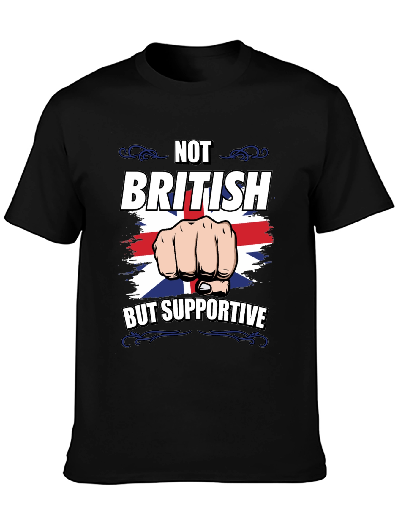 Not British But Supportive Graphic Tee