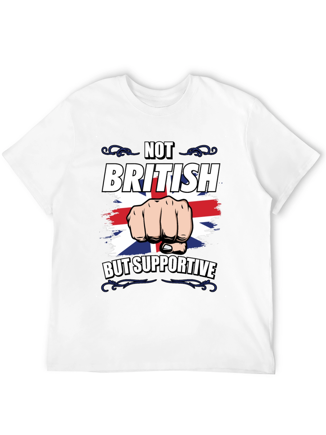 Not British But Supportive Graphic Tee