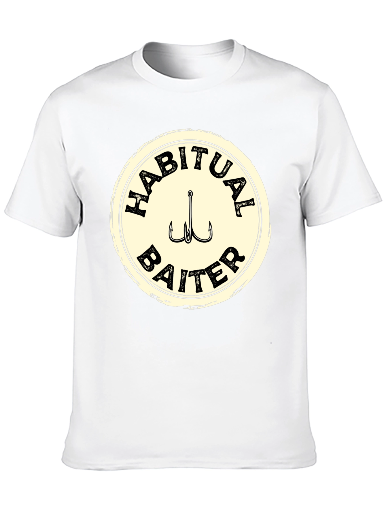 Habitual Baiter Fishing T-Shirt - Black