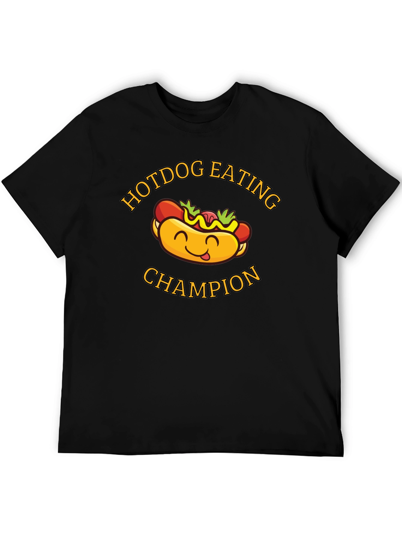 Hotdog Eating Champion Graphic T-Shirt