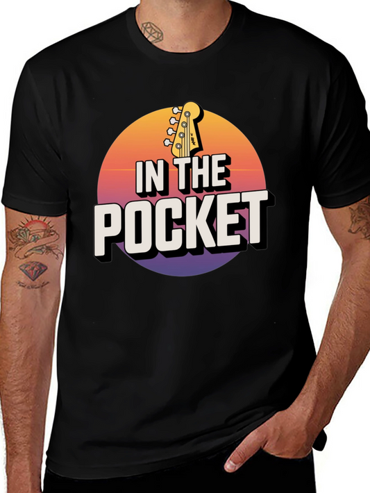 In the Pocket Bass Guitar Graphic Tee