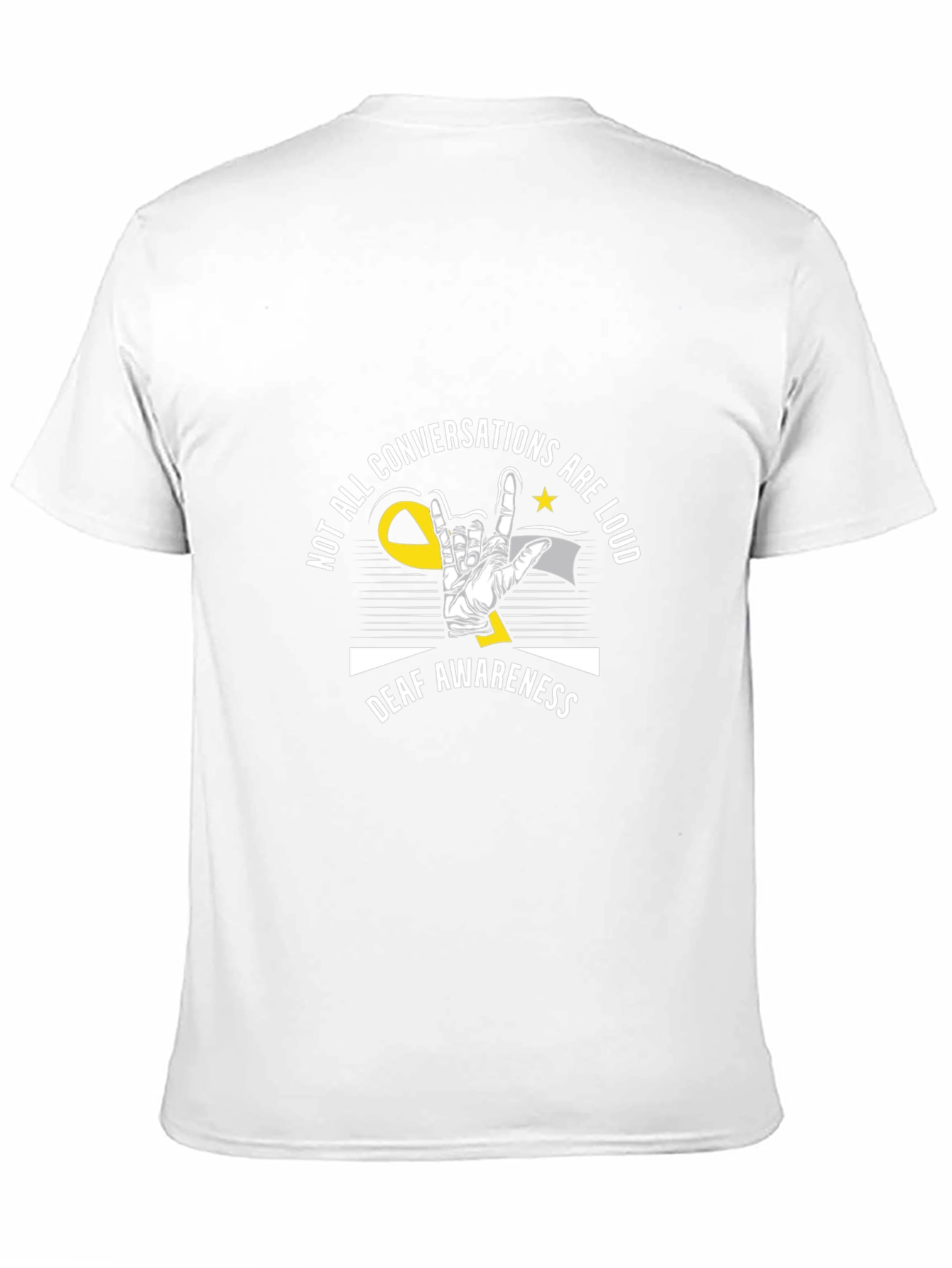 Deaf Awareness Graphic T-Shirt - Stylish & Comfortable