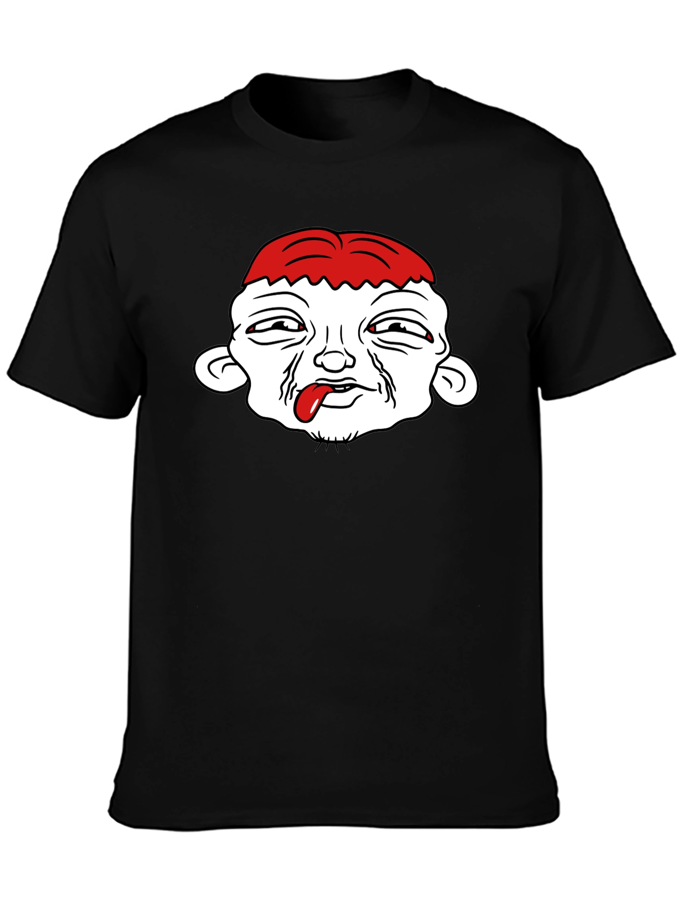 Funny Brain Cartoon Graphic T-Shirt